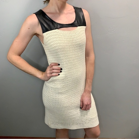 Sandro Paris Crochet Keyhole Dress - Picture 3 of 9